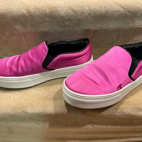 Authentic Celine slip-On Sneakers, round toes, left shoe has scuff seen on photo - Picture 11 of 16